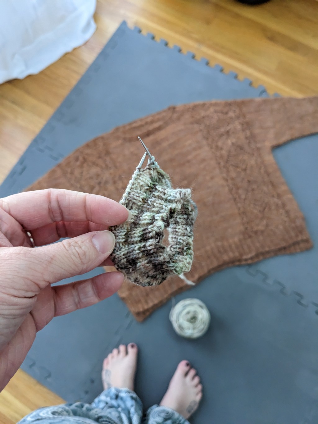 Finish 1, start&nbsp;2.